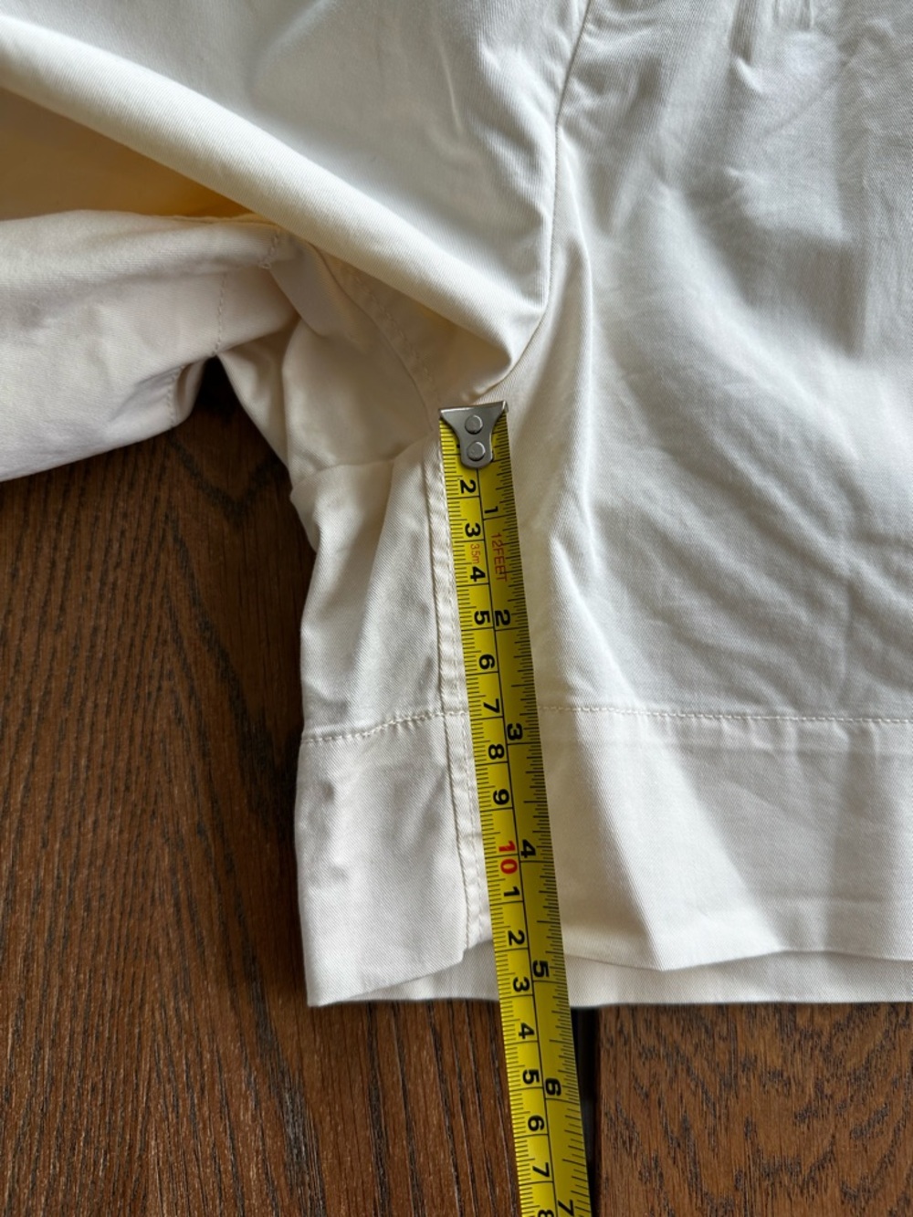 Everlane The Easy Short Pull-On Cotton Shorts Elastic Waist Cream Size 4 Women's - Picture 6 of 11